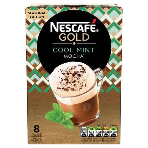 Nescafe Gold Cool Mint Mocha 8 Sachets