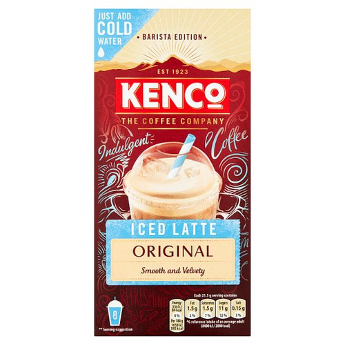 Kenco Instant Iced Latte 8X21.5G