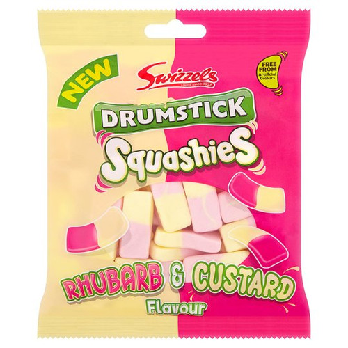 Drumstick Squashies Rhubarb Custard 175g