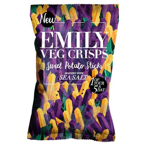 Emily Veg Crisps Sweet Potato Sticks Seasoned With Sea Salt Sharing 120g