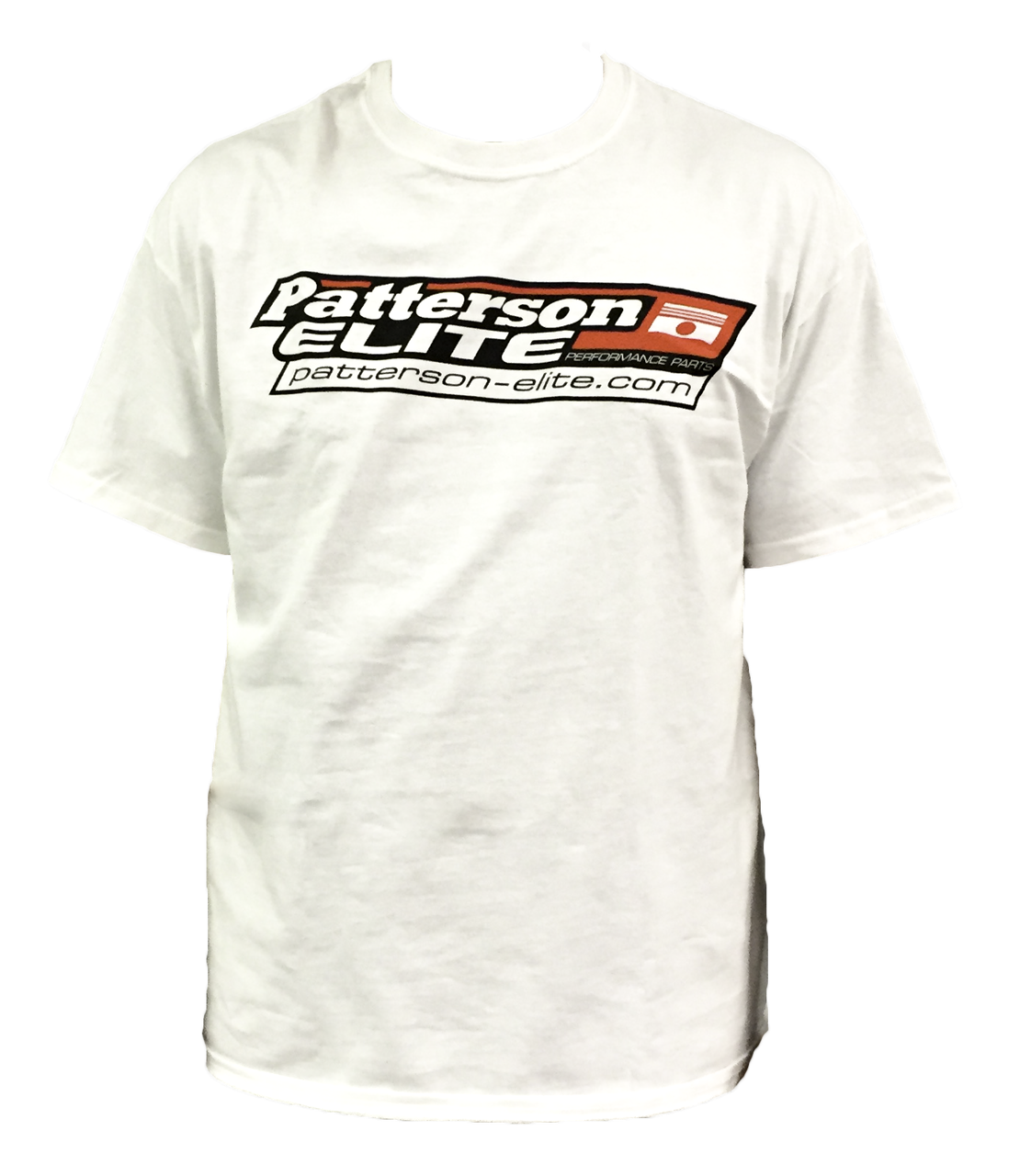 White Short Sleeve PEP Logo T-Shirt - Patterson Elite