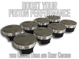 Boost Your Piston Performance with Custom Dome and Skirt Coating