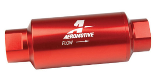 Aeromotive 100 Micron ORB-10 Red Fuel Filter 12304