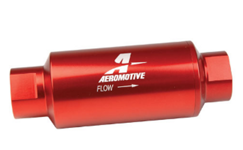 Aeromotive 10 Micron, ORB-10 Red Fuel Filter 12301