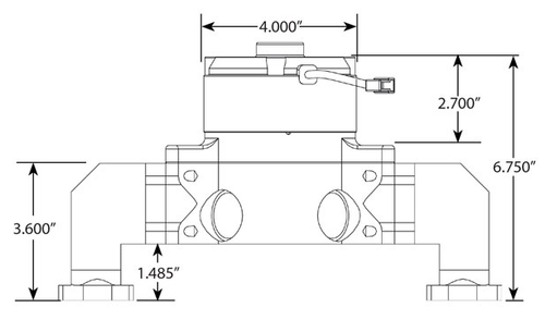 CVR BBC Billet Water Pump 8554 diagram CVR BBC Billet Water Pump 8554 diagram