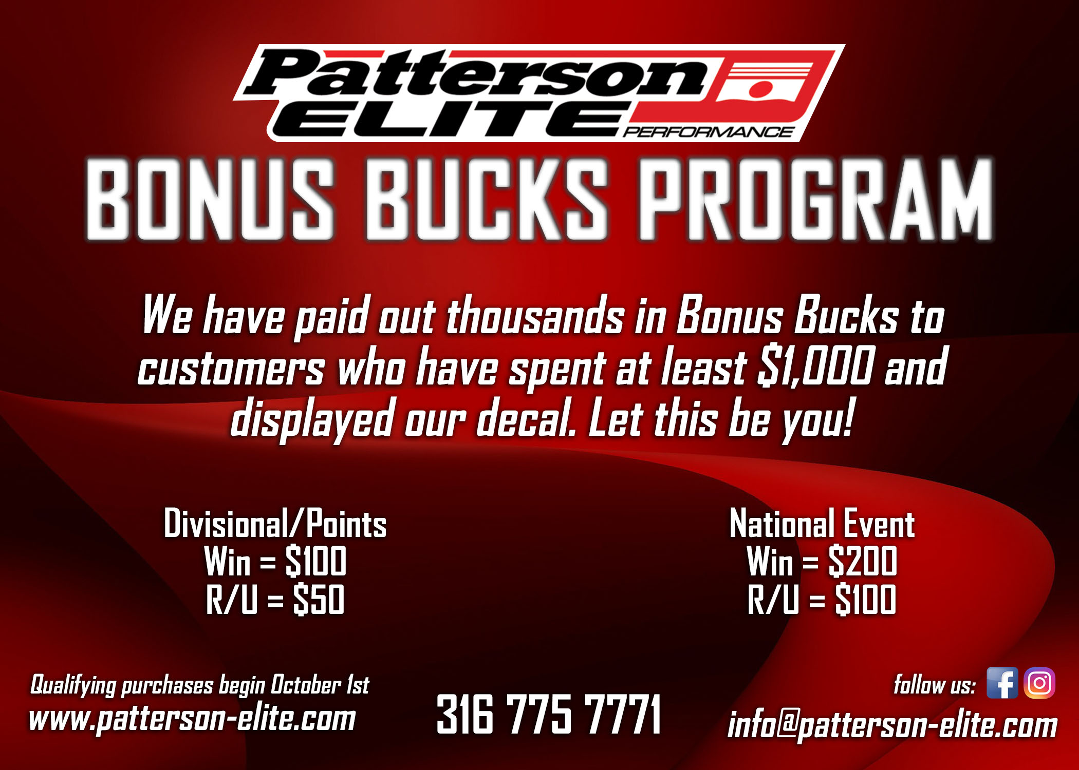 Bonus Bucks Program