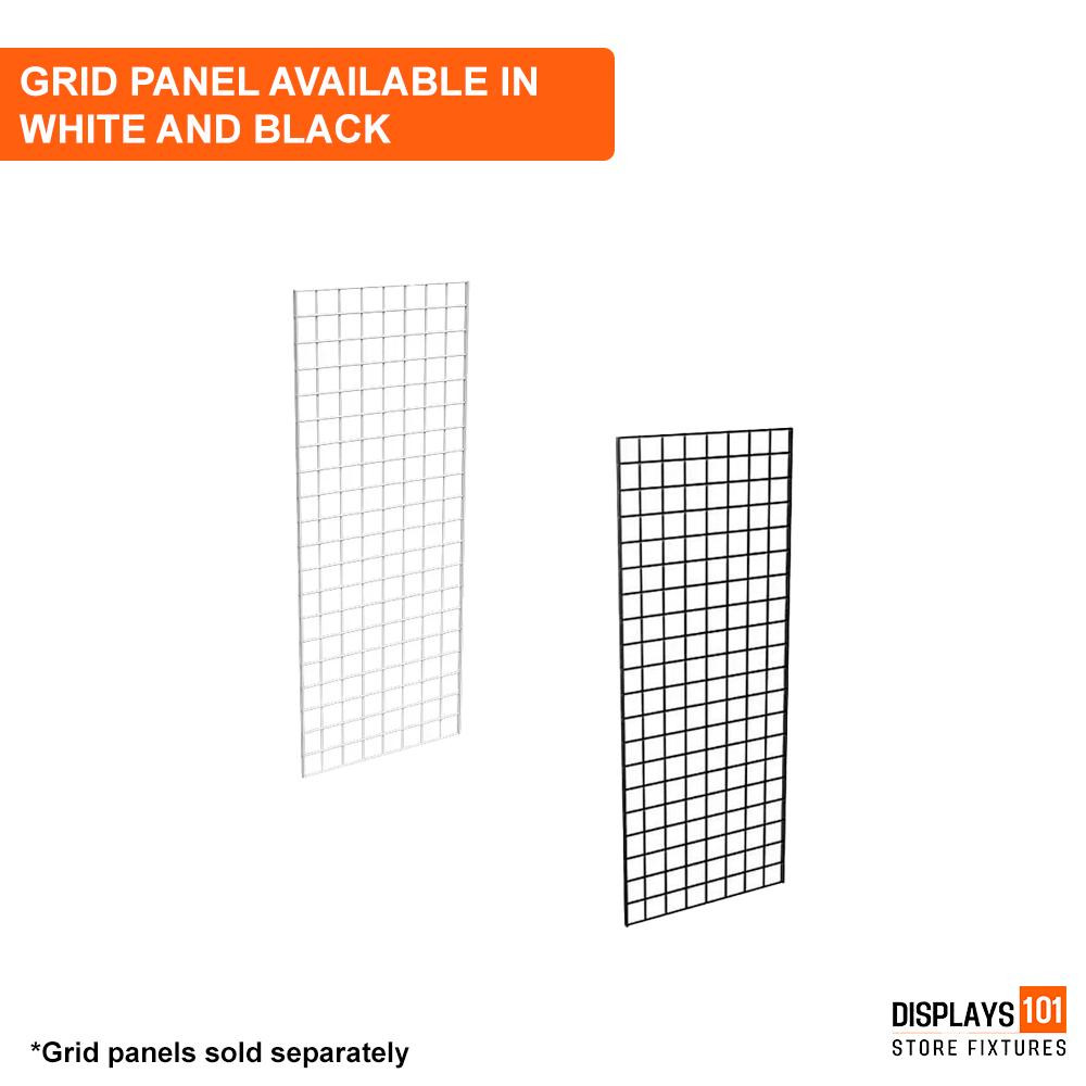 Gridwall Panels 2' x 5' Metal Grid Panel 3 Colors Available