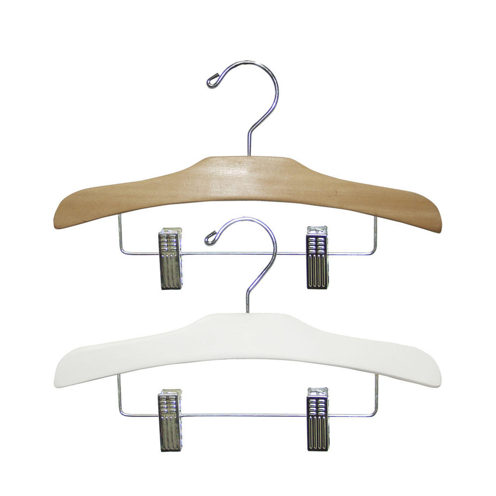 Kids White Wooden Hangers