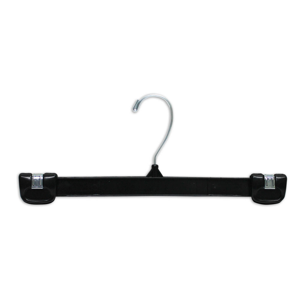 Wholesale Black Contoured Plastic Suit Hangers - 17