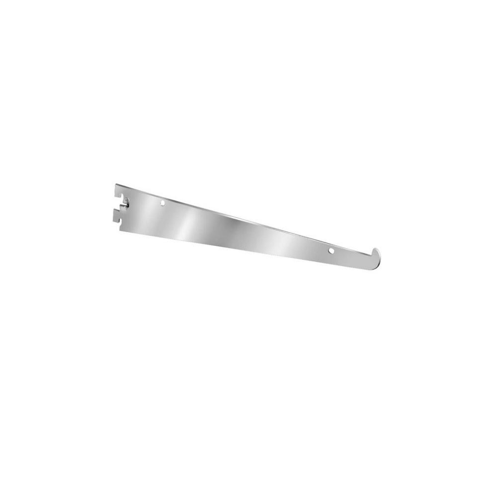Glass Shelf Bracket For Universal Single Slotted Standard