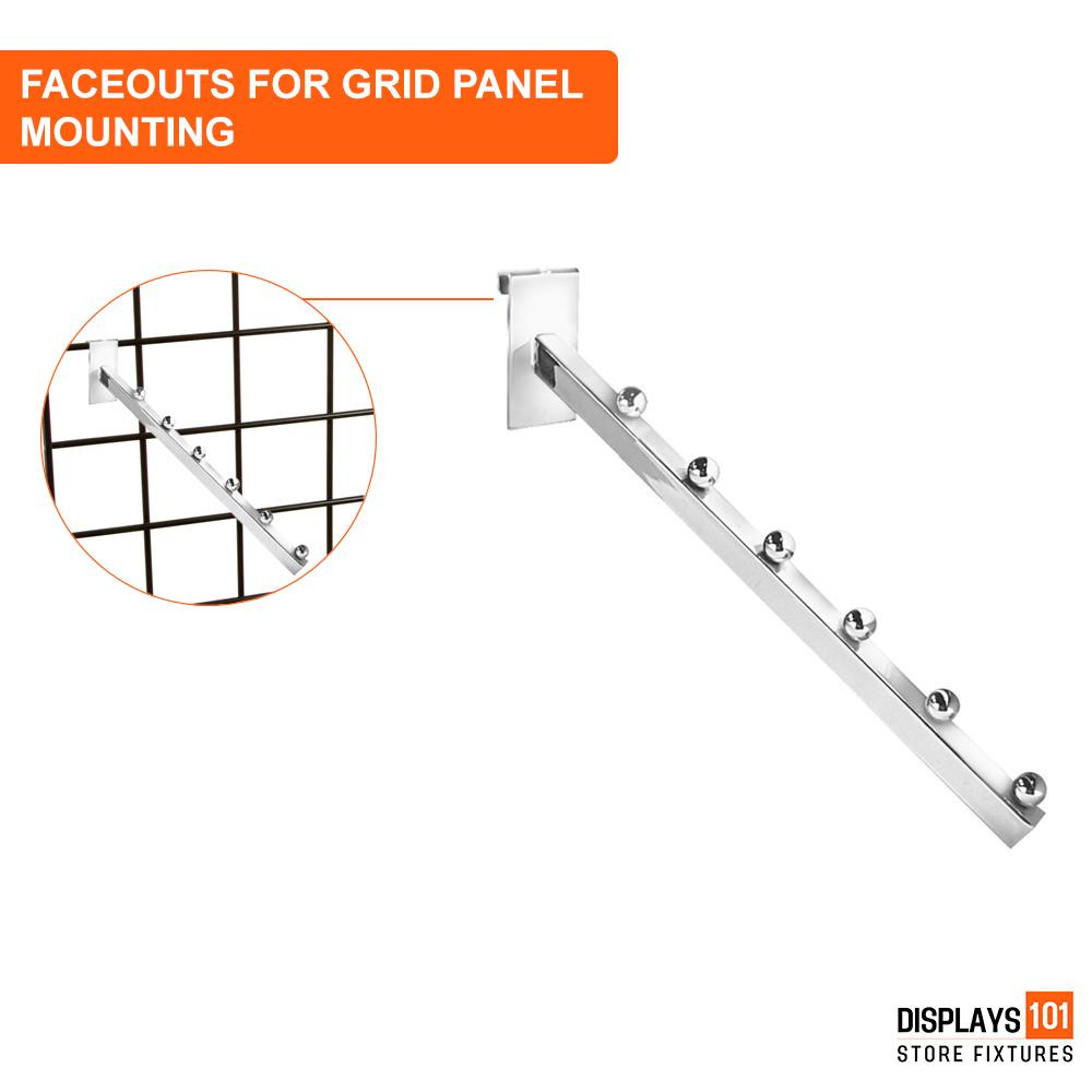 Displays 101 6 Ball Square Tubing Waterfall For Gridwall