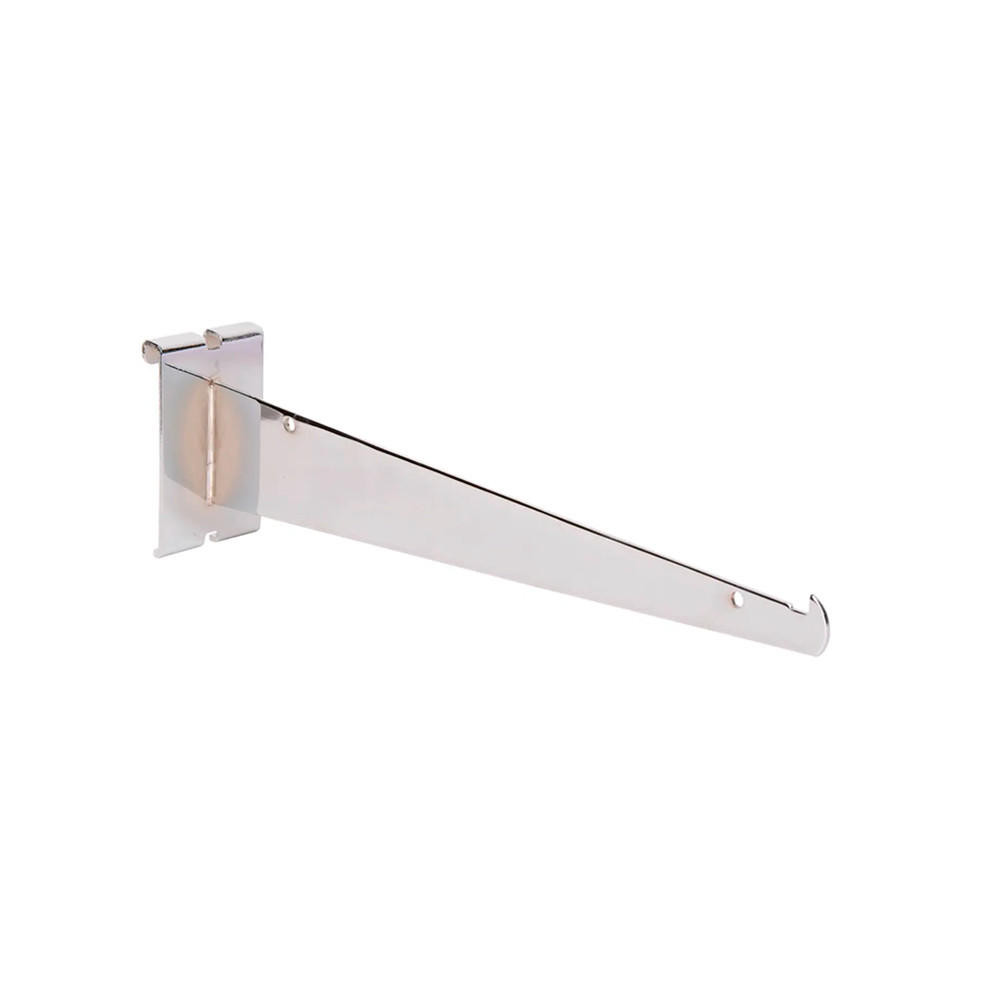 8" Long Metal Knife Shelf Brackets With Lip for Gridwall