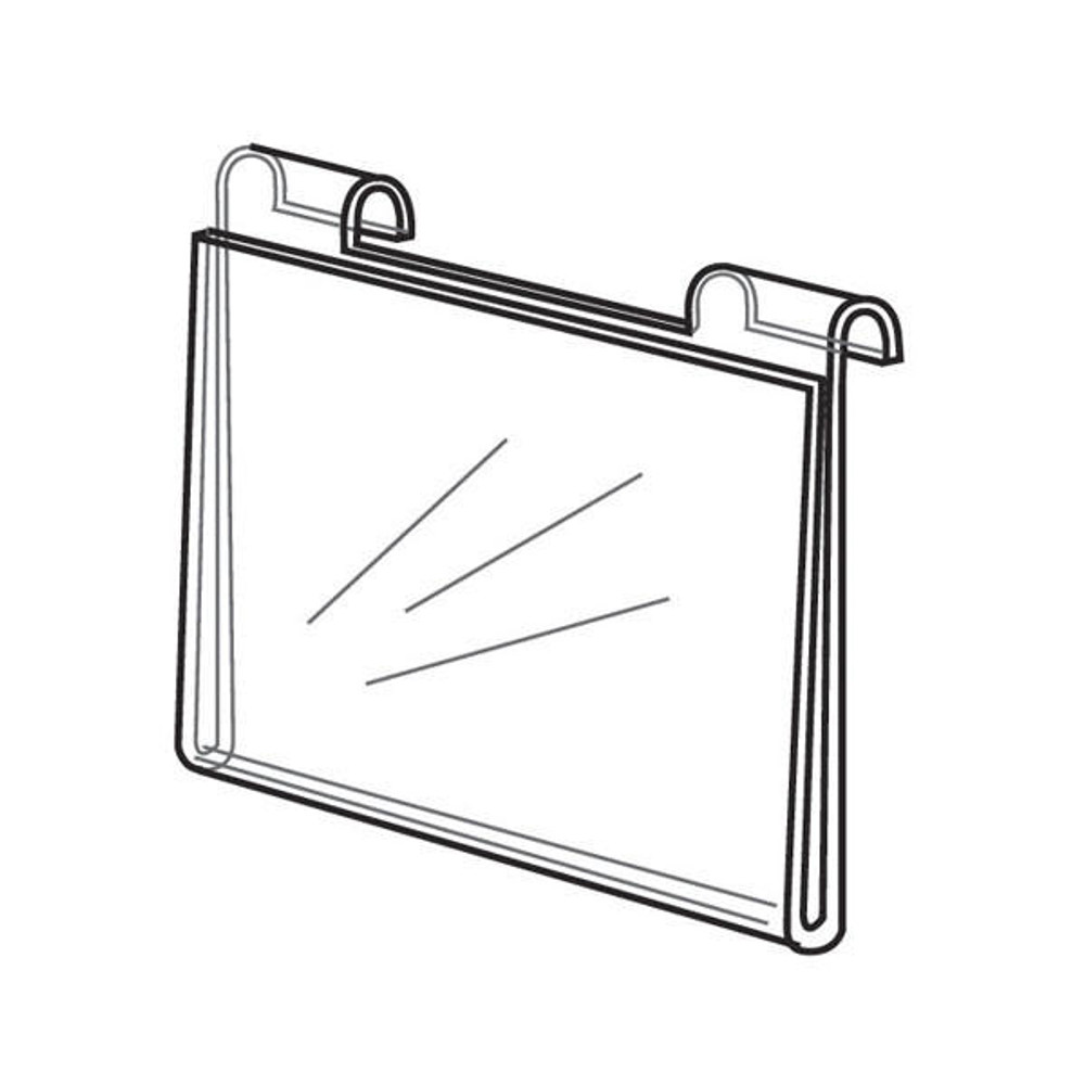 Proacrylics Horizontal Sign Holder for Gridwall