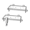 Proacrylics Acrylic Gridwall Sticker Rack, 12.5x5x3