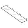Extra Long Acrylic Shelf For Slatwall