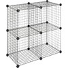 Maxima Displays Mini Grid Wall Panels Cubbies For Storage 14x14