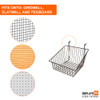 Displays 101 Wire Hanging Slopped Baskets 12" x 12" x 8/4"