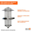 Grid Display With Triangle Base And Hardware