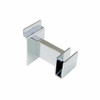 3" Chrome Slatwall Bracket for Rectangular Tubing