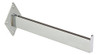 12 Chrome Rectangular Tubing Straight Faceout For Wall Mount System - New