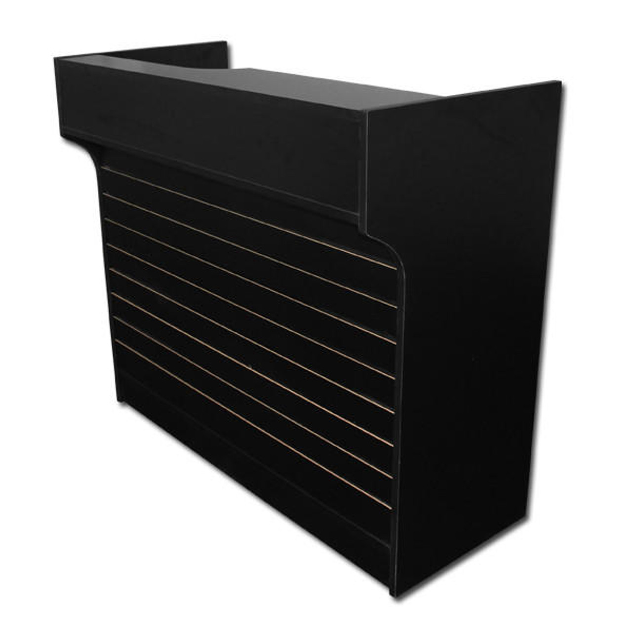 Maxima Displays 48 Counter Slatwall Front