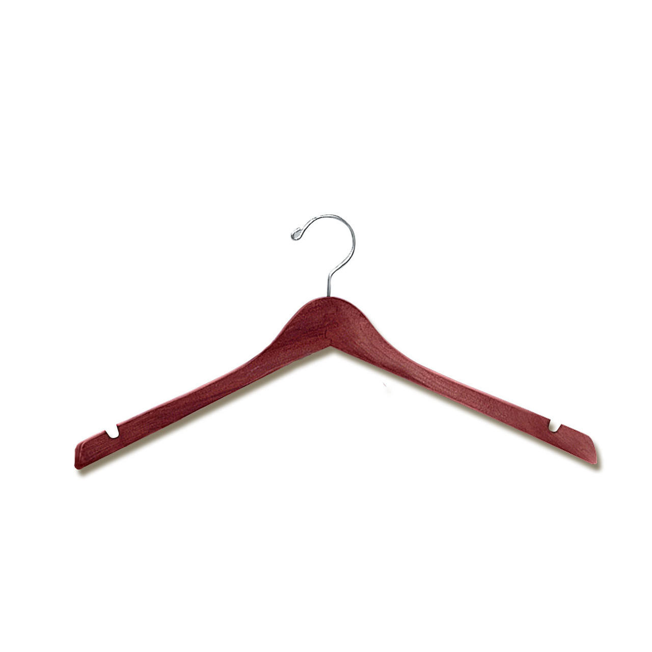 17″ Contoured Wood Shirt and Blouse Hanger