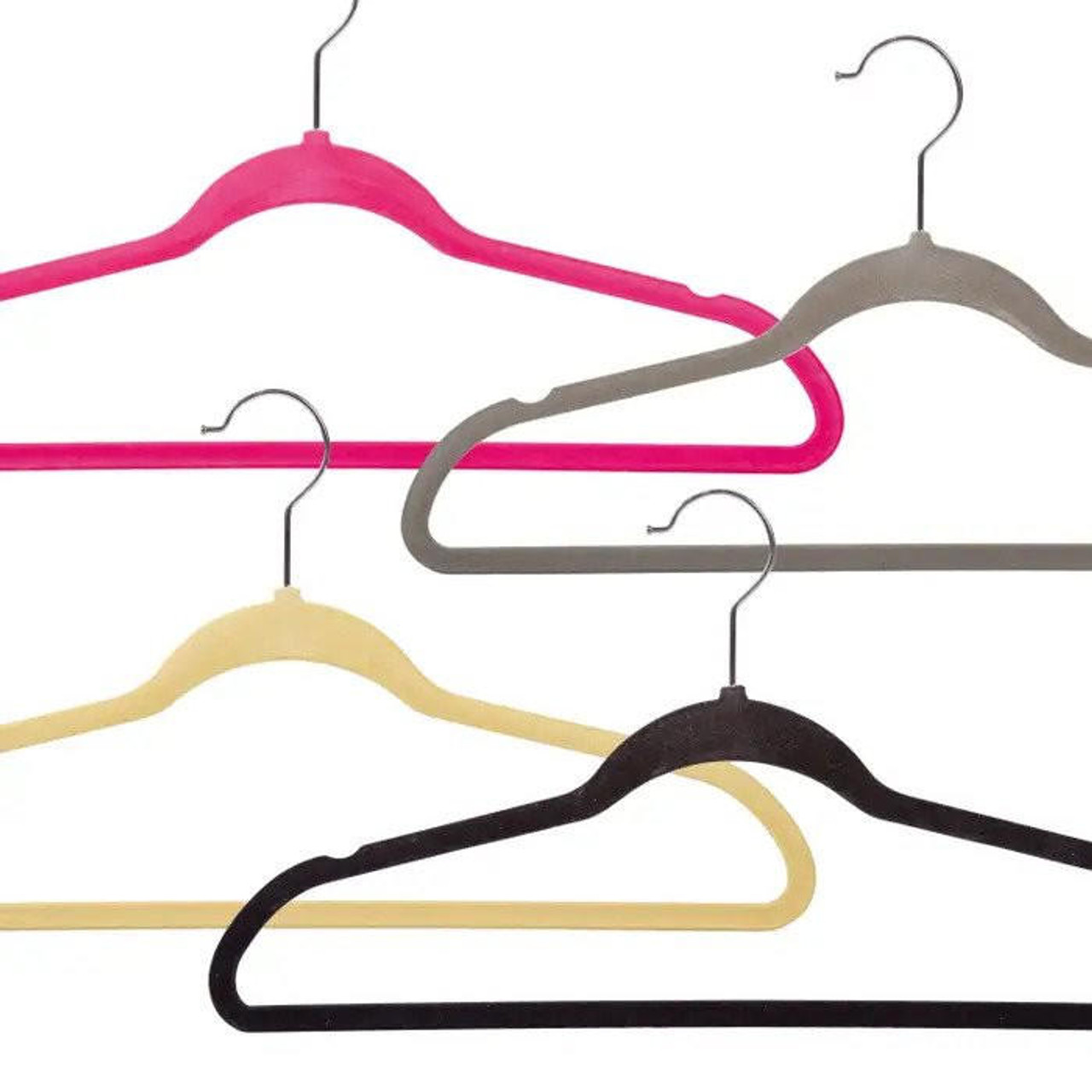 Velvet slim-line suit hanger