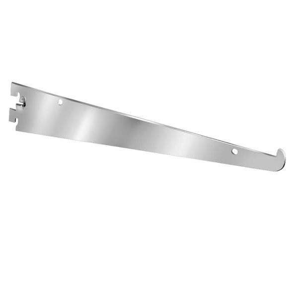 Glass Shelf Bracket For Universal Single Slotted Standard