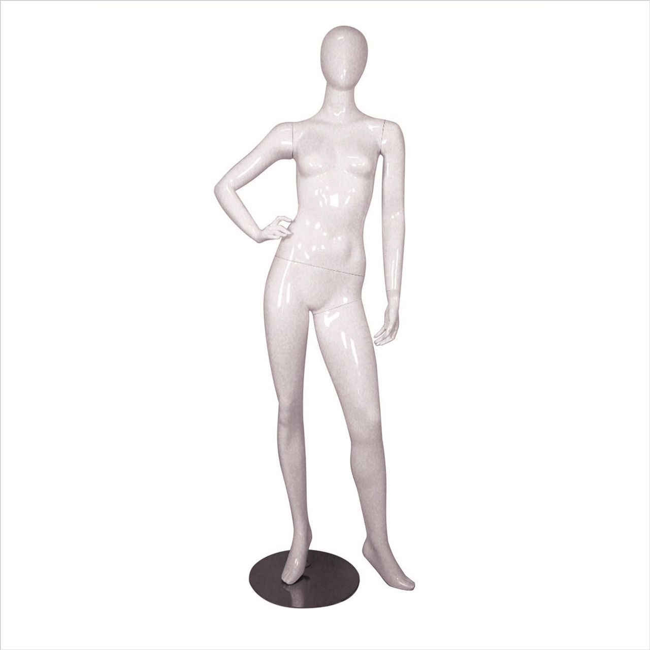  Female with Head Full Body Mannequin - Arm on Waist 