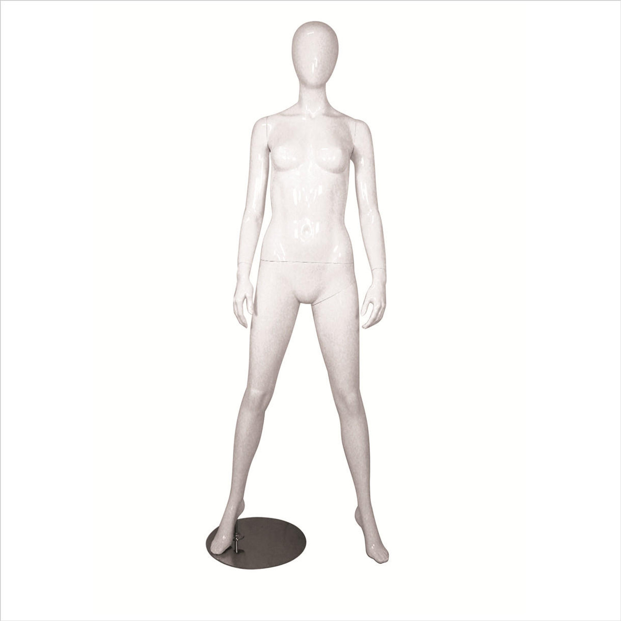  Female with Head Full Body Mannequin - Straight Arms & Legs 