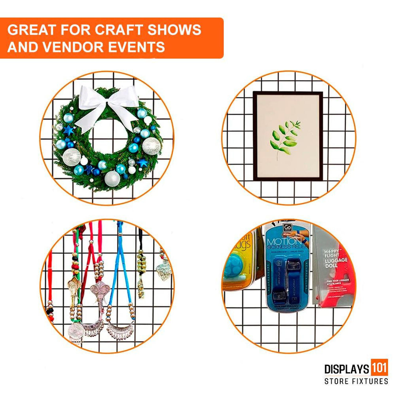Gridwall Panel For Craft Shows And Events