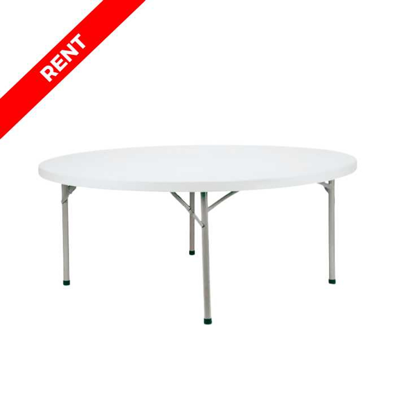 Plastic Round Folding Table Rental – Commercial Grade RS-PP-PFT2