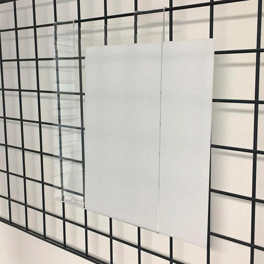Proacrylics Gridwall T-shirt Holder & Display with Insert - 11.5"W