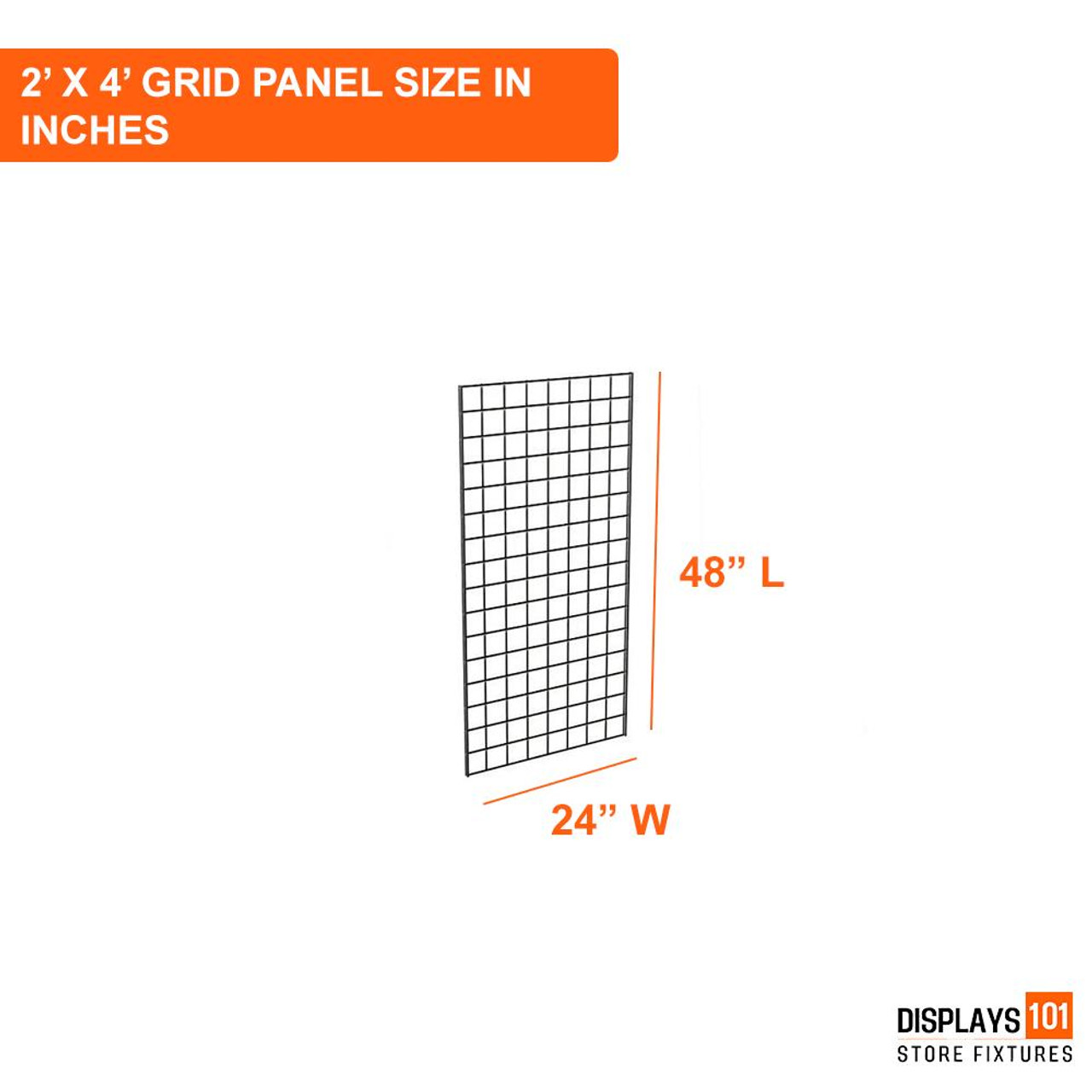 Displays 101 2' x 4'  Gridwall Panels