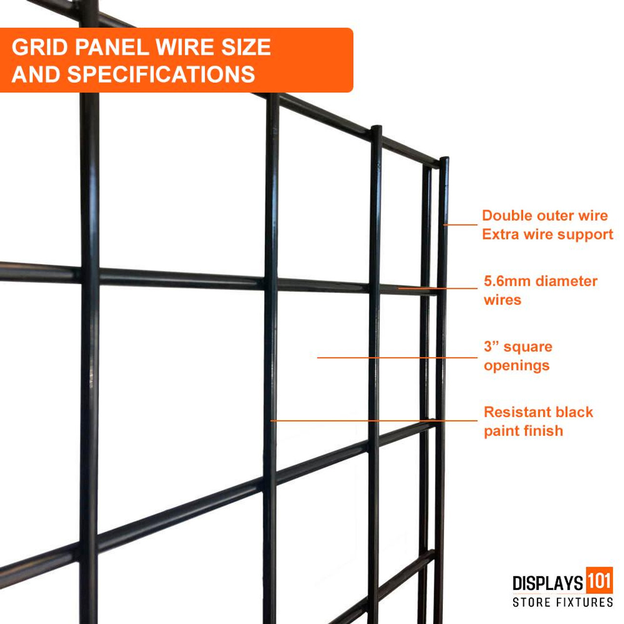 Displays 101 2' x 7'  Gridwall Panels