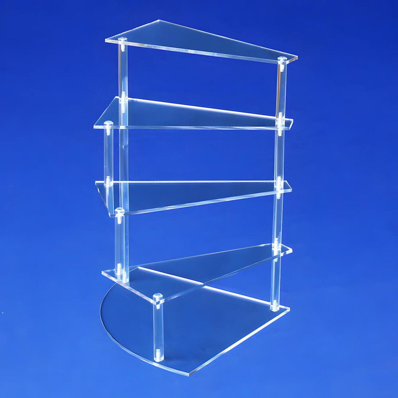 Proacrylics Rotating Stair Shelf w/ 4 Display Steps For Counter