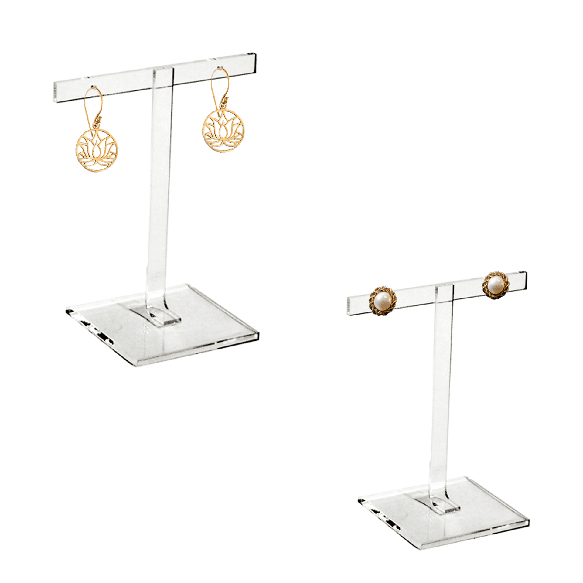 Shop DELORIGIN 9-Tier Acrylic Earring Display Stands for Jewelry