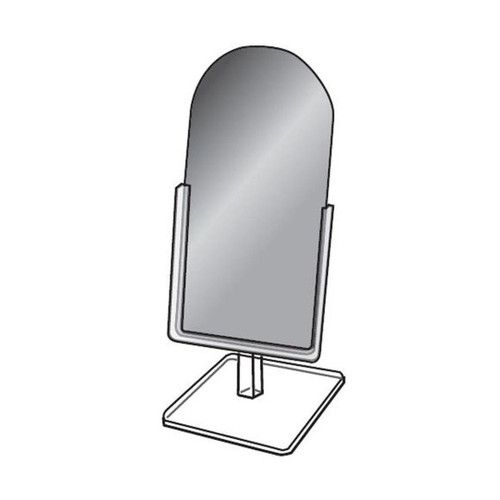 Acrylic Mirror Stand For Counter Tops Ideal Portable Size