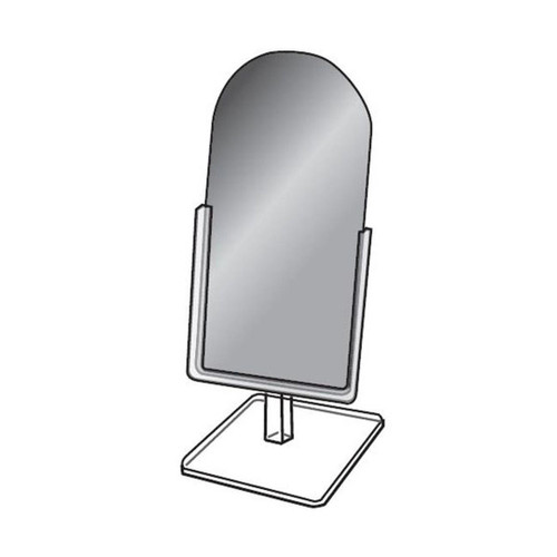 Proacrylics Acrylic Mirror Stand For Countertop 6x12 Proacrylics Acrylic Mirror Stand For Countertop 6x12