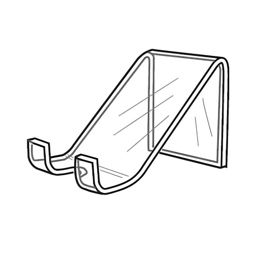 Proacrylics Acrylic Paperweight Stand, 2" height Proacrylics Acrylic Paperweight Stand, 2" height