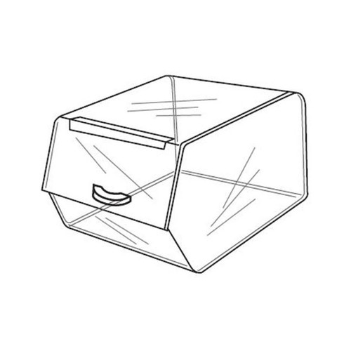 Proacrylics Acrylic Bins Clear Storage Bins With Lid 8x12.5x8.5 Proacrylics Acrylic Bins Clear Storage Bins With Lid 8x12.5x8.5