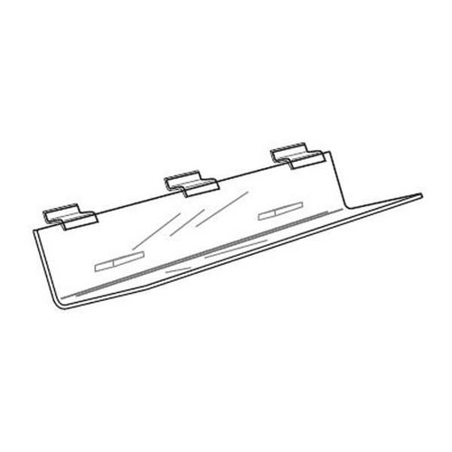 Proacrylics Acrylic CD Shelf For Slatwall With Open End Proacrylics Acrylic CD Shelf For Slatwall With Open End
