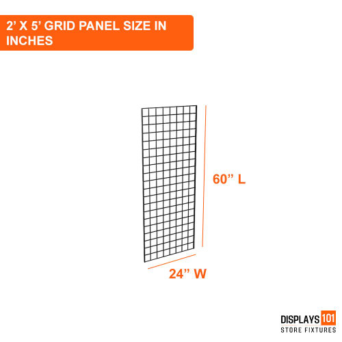 Displays 101 2' x 5' Gridwall Panels Displays 101 2' x 5' Gridwall Panels