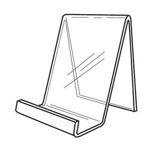 Acrylic Easel with Round Bottom - Ideal Book & Tablet Stand