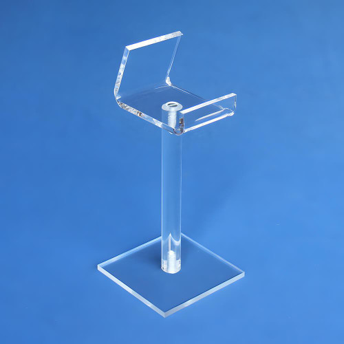Proacrylics Elevated Acrylic Pedestal Phone Stand - Front Angle View
