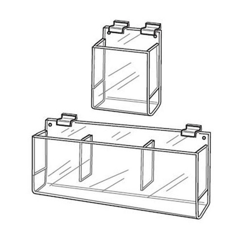 Proacrylics Acrylic Brochure Holder 1 to 3 Pockets For Slatwall Proacrylics Acrylic Brochure Holder 1 to 3 Pockets For Slatwall