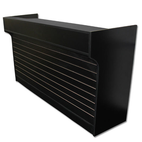 Maxima Displays 72Counter Slatwall Front Maxima Displays 72Counter Slatwall Front