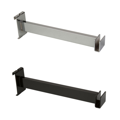 Maxima Displays 12 Gridwall Hangrail Bracket For Rectangular Tubing Maxima Displays 12 Gridwall Hangrail Bracket For Rectangular Tubing