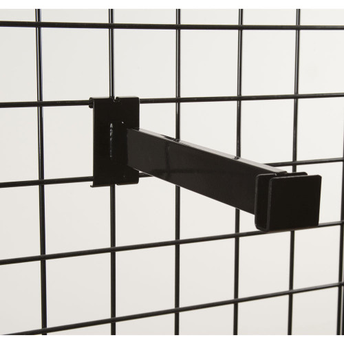 Maxima Displays 12 Gridwall Hangrail Bracket For Rectangular Tubing Maxima Displays 12 Gridwall Hangrail Bracket For Rectangular Tubing