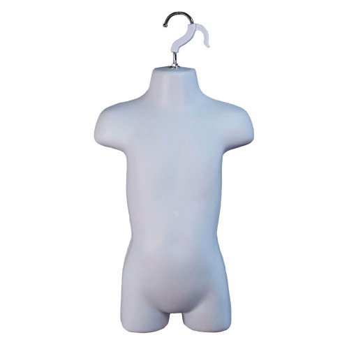 White Hanging Toddler Mannequin On Hook White Hanging Toddler Mannequin On Hook